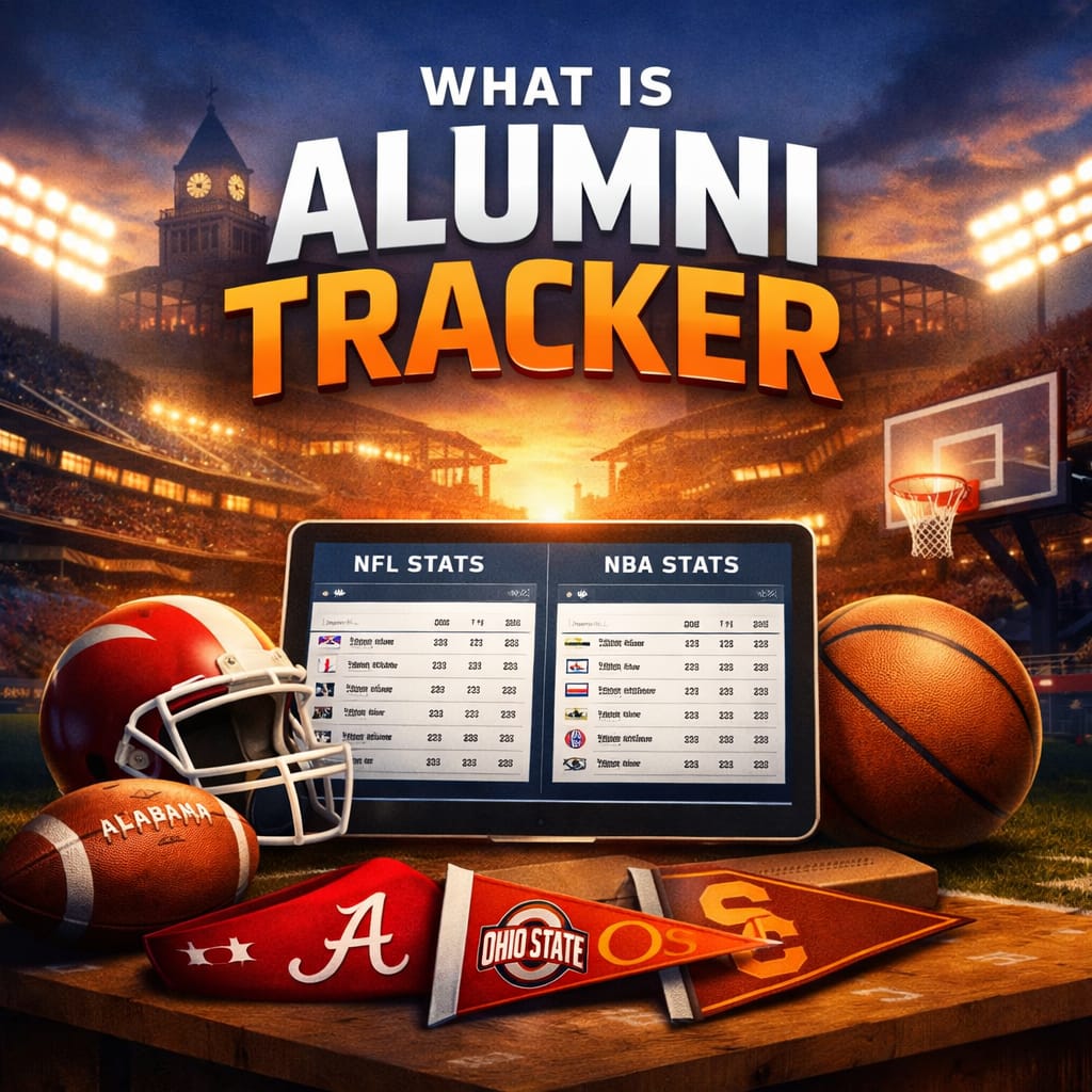 What is Alumni Tracker? - Alumni Tracker | NFL & NBA Stats by School